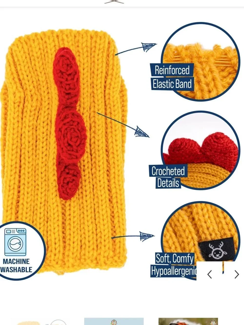 Zoo snoods - Rooster size large -New with tags